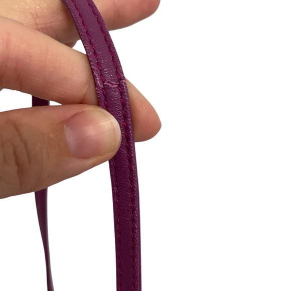 Authentic Prada Purple & Pink Leather Crossbody Shoulder Bag Gold Hardware - COA - Picture 9 of 16